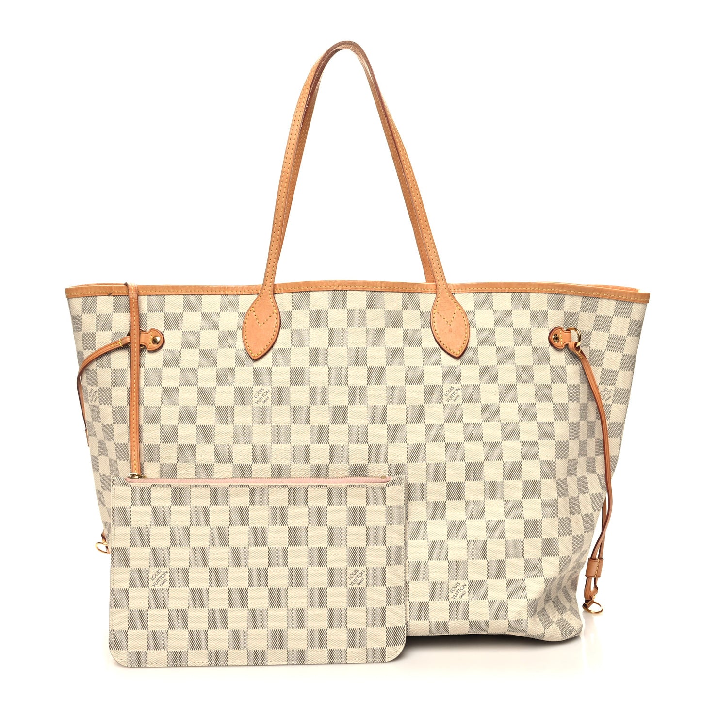 Damier Azur Neo Neverfull GM Rose Ballerine