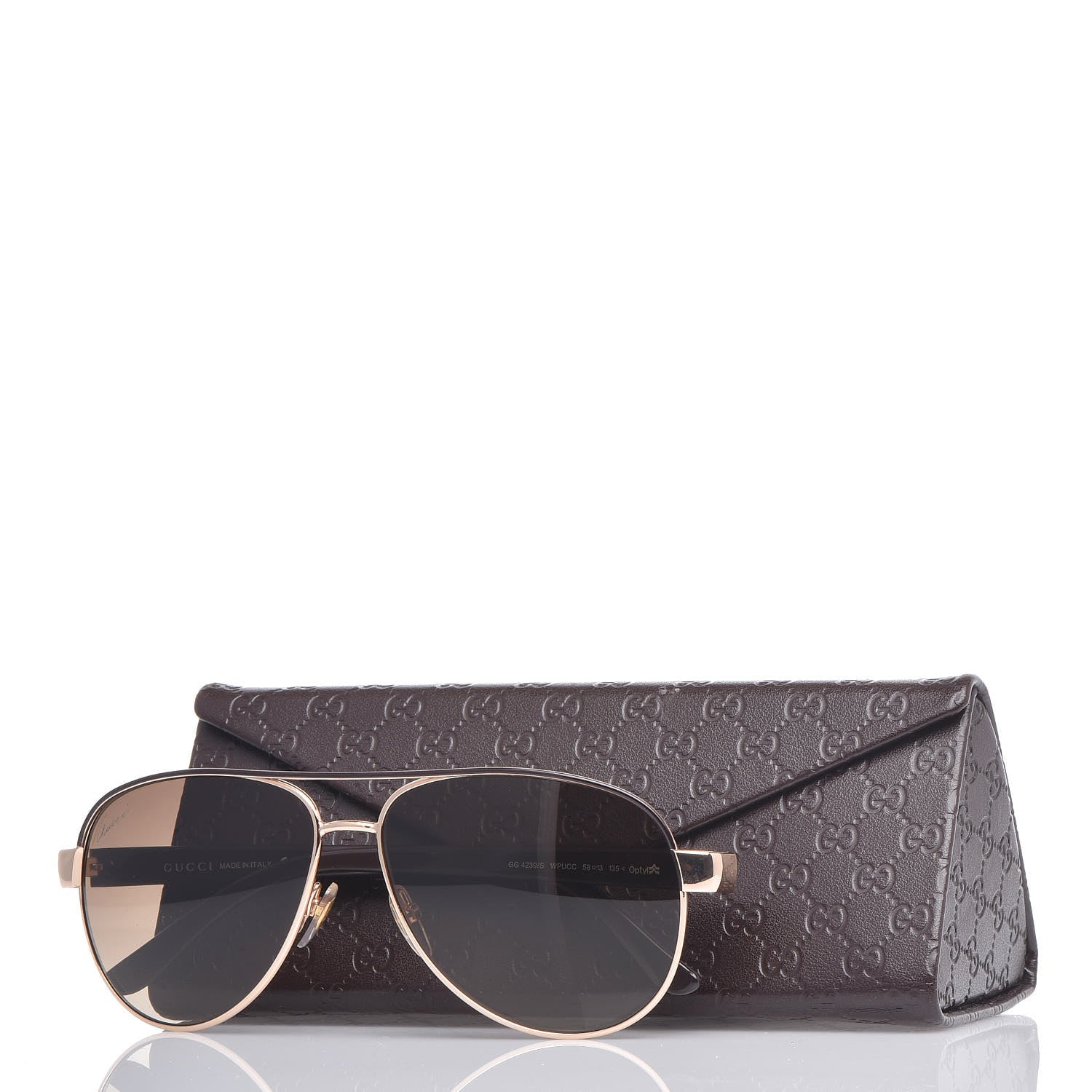 Gucci Aviator Sunglasses GG 4239/S Brown 7 of 7