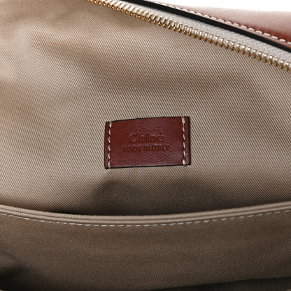 Chloe Cotton Calfskin Woody Belt Bag Beige Brown 6 of 11