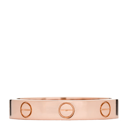 Cartier 18K Pink Gold 3.5mm LOVE Wedding Band Ring 57 8 1 of 5