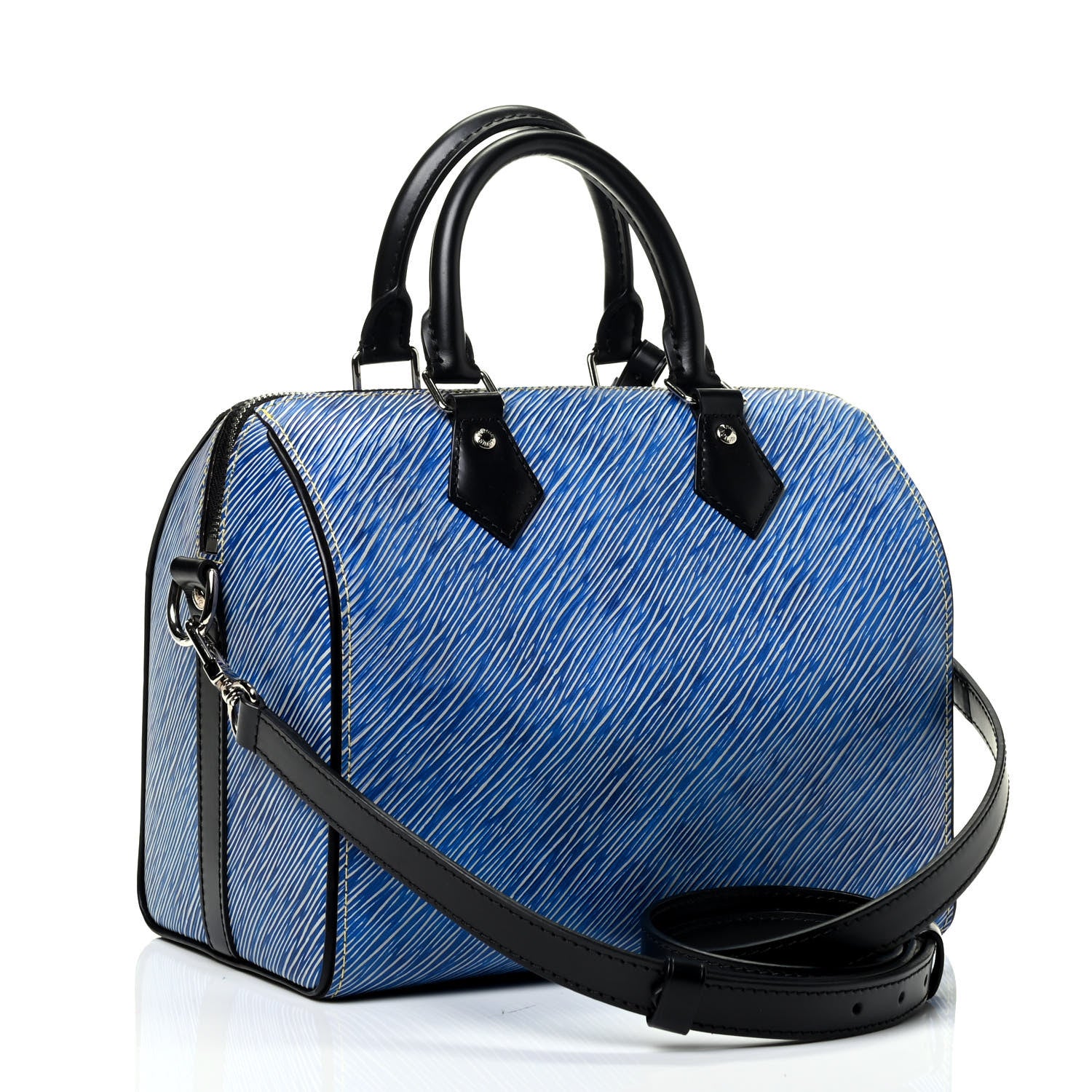 Louis Vuitton Epi Speedy Bandouliere 25 Denim Light 2 of 4