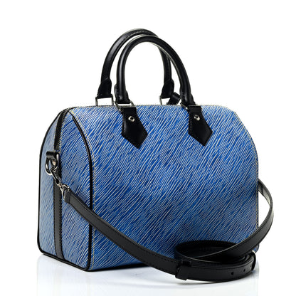 Louis Vuitton Epi Speedy Bandouliere 25 Denim Light 2 of 4