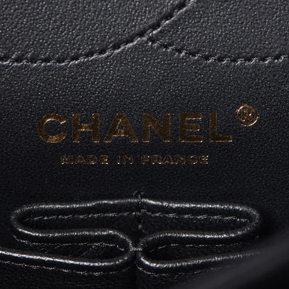 Chanel Lambskin Velvet Grosgrain Quilted 2.55 Reissue 225 Flap Black 7 of 9