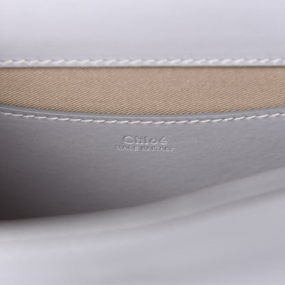 Chloe Shiny Calfskin Mini Annie Shoulder Bag Airy Grey 9 of 10