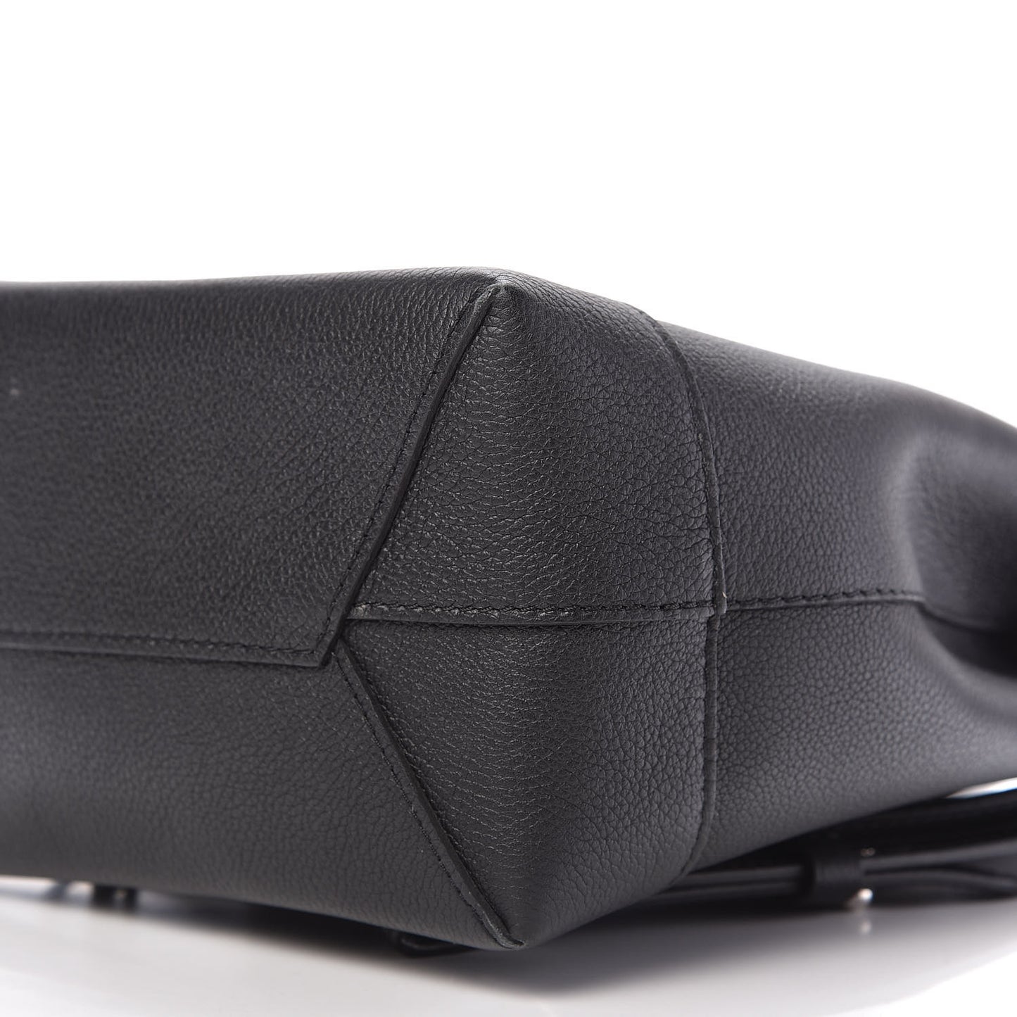 Calfskin Lockme Backpack Black