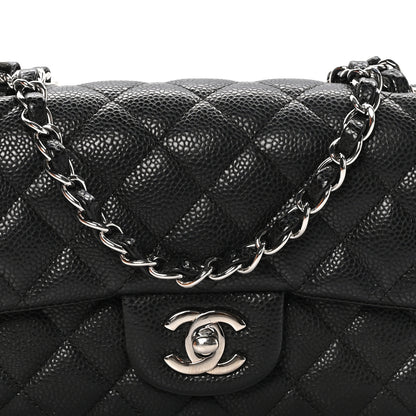 Chanel Caviar Quilted Mini Rectangular Flap Black 8 of 11