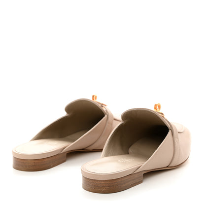 Hermes Calfskin Oz Mules 37 Blanc Gomme 4 of 9