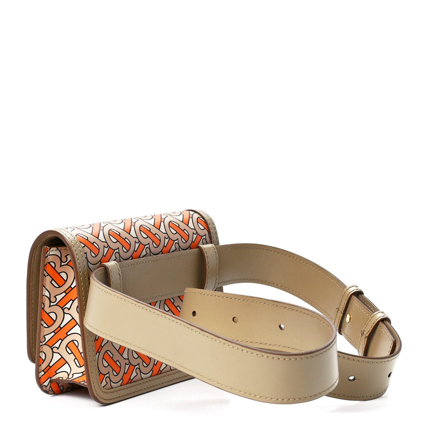 Calfskin Monogram TB Bum Bag Bright Orange
