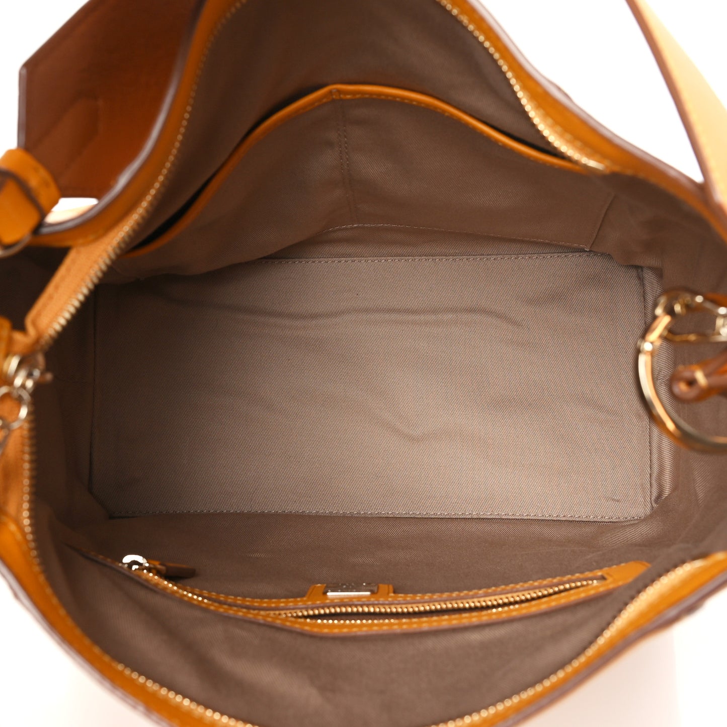 Calfskin Ottomar Monogram Medium Klara Hobo Golden Mango