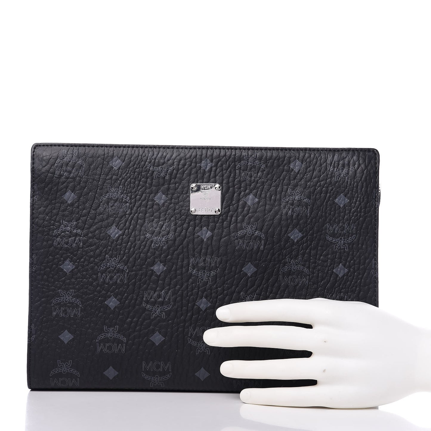 Visetos Medium Zip Pouch Black
