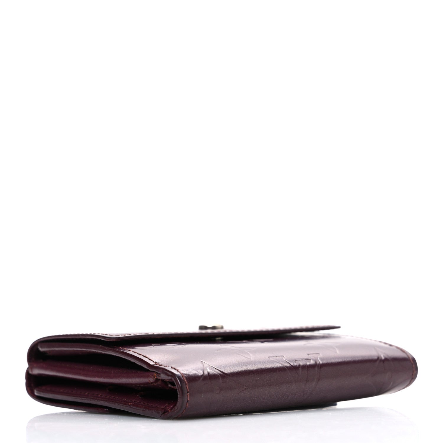 Louis Vuitton Vernis Elise Wallet Amarante 4 of 8