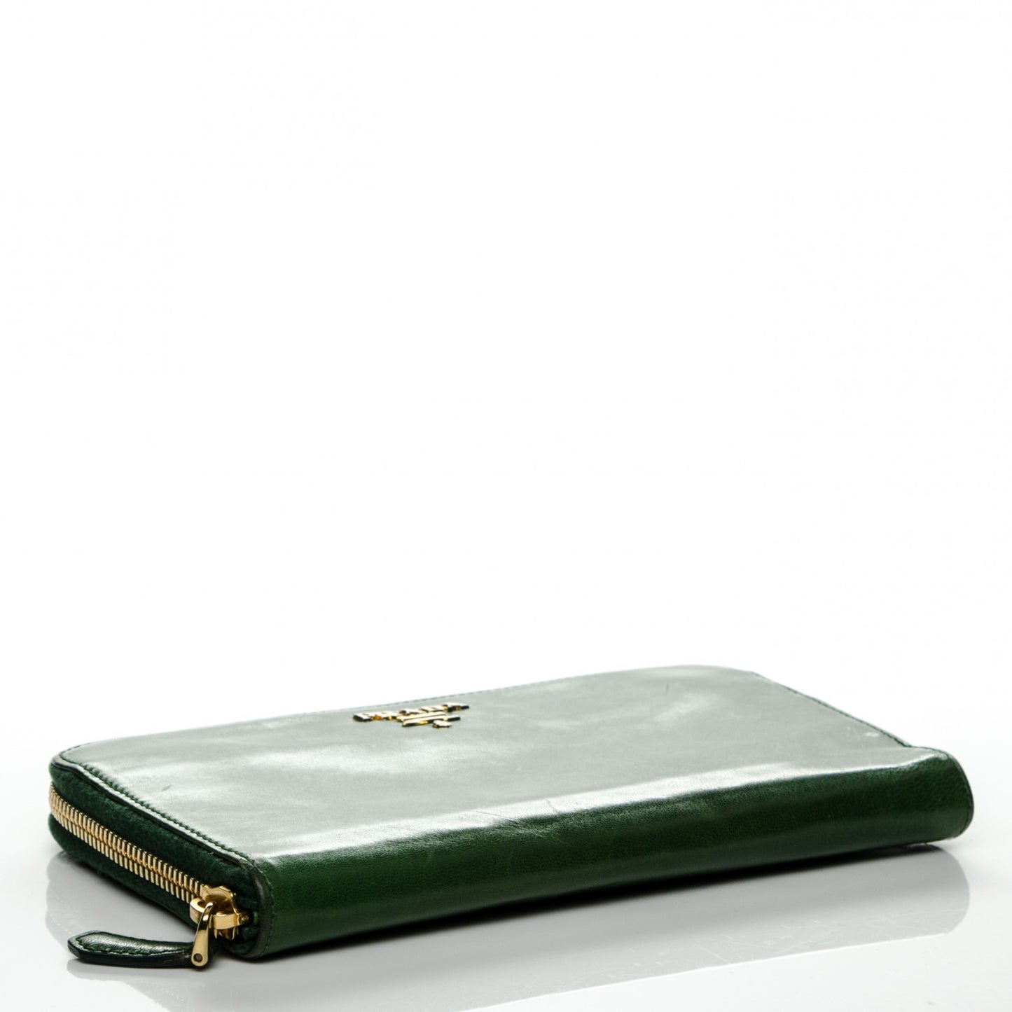 Vitello Shine Zip Around Wallet Edera