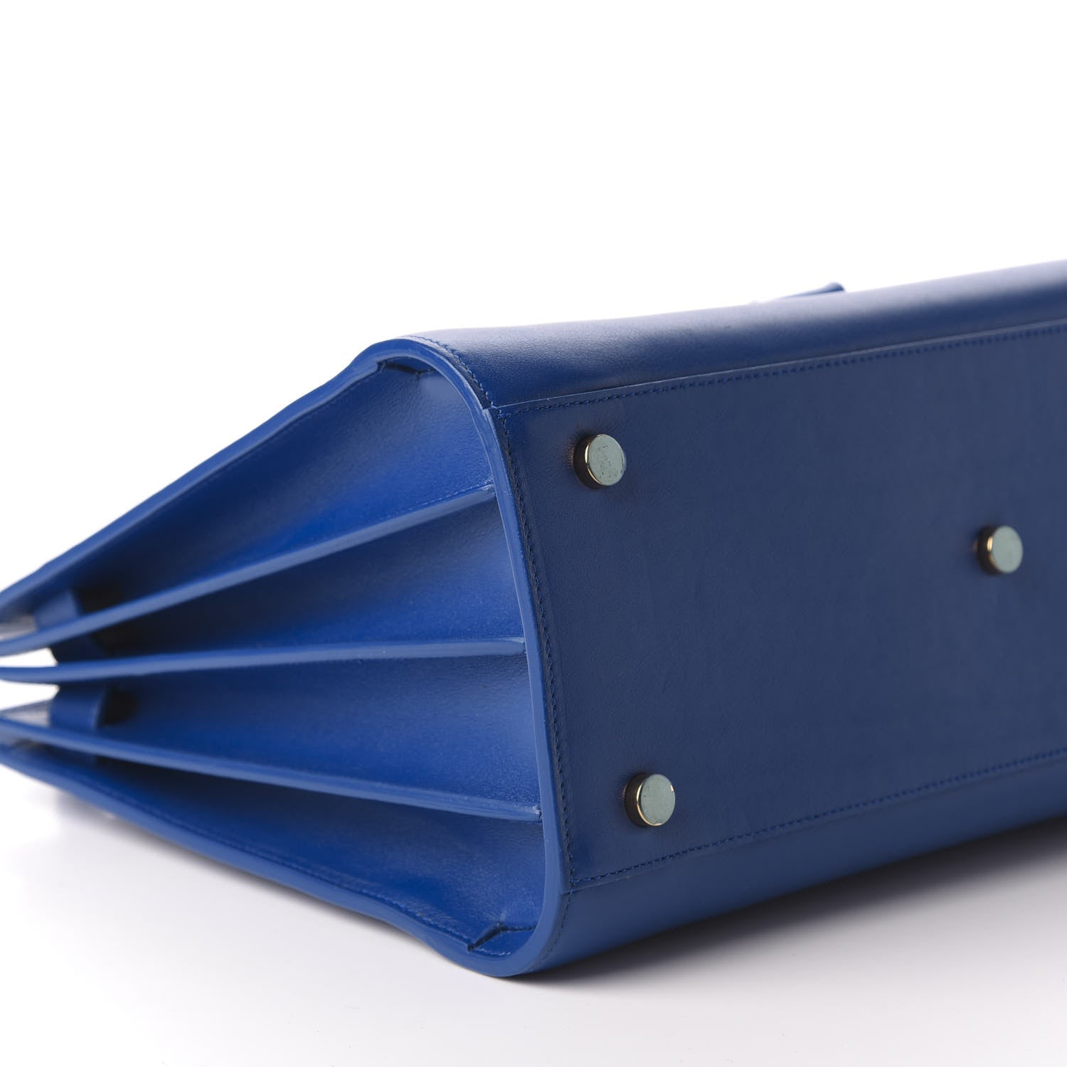Saint Laurent Calfskin Small Sac De Jour Blue Majorelle 5 of 10