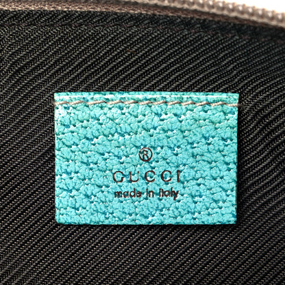 Gucci Monogram Boat Pochette Teal 6 of 9