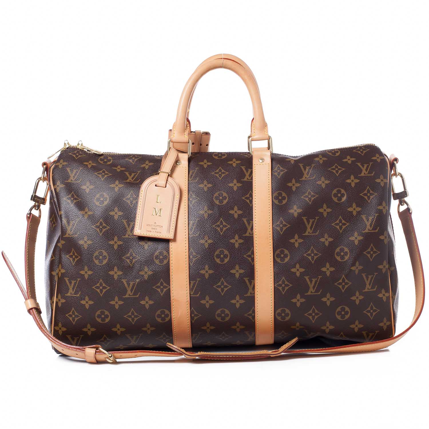 Louis Vuitton Monogram Keepall Bandouliere 45 1 of 9