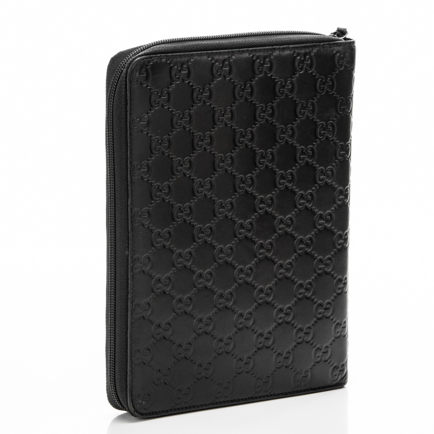 Gucci Guccissima Zip Around Agenda Black 3 of 7