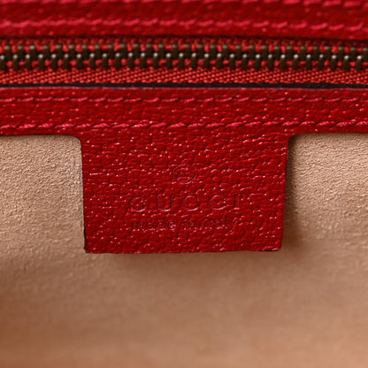 Gucci GG Supreme Monogram Small Queen Margaret Top Handle Bag Red 6 of 7