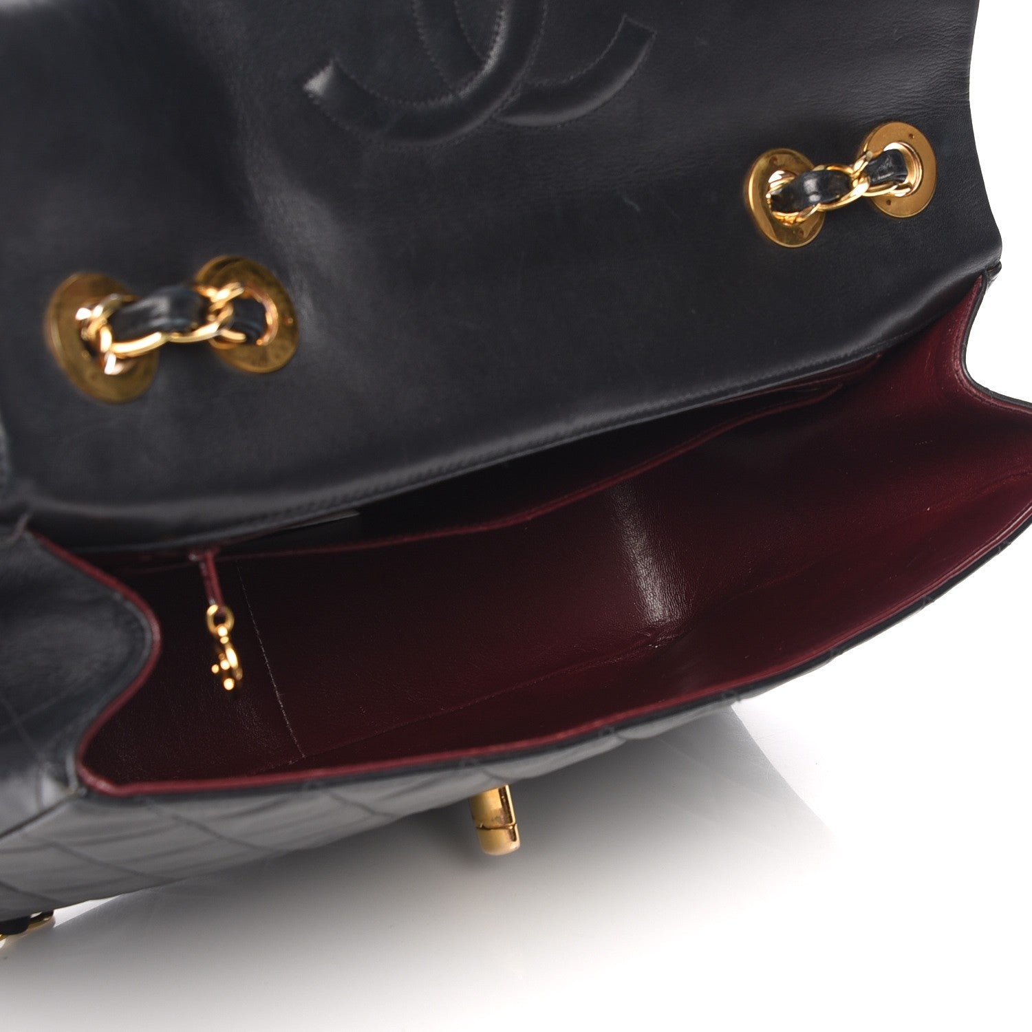Chanel Lambskin XL Jumbo Flap Black 5 of 10