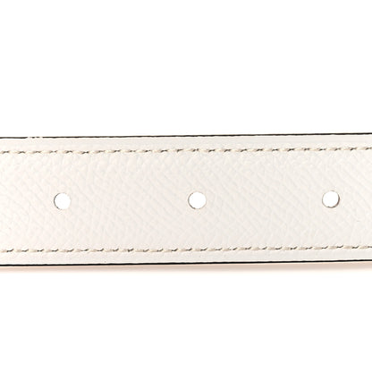 Hermes Epsom Swift 32mm H Belt 85 34 White Gold 4 of 6