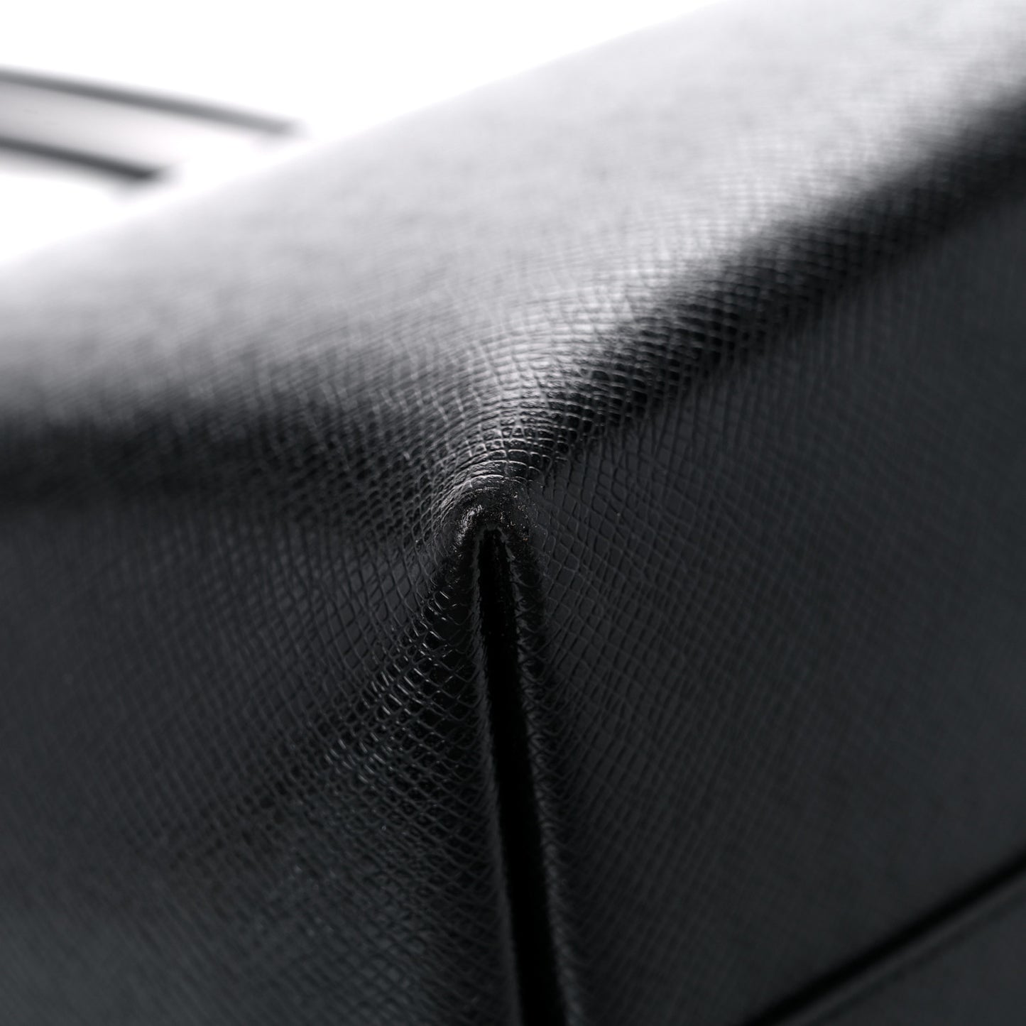 Calfskin Large Shopping Tote Black