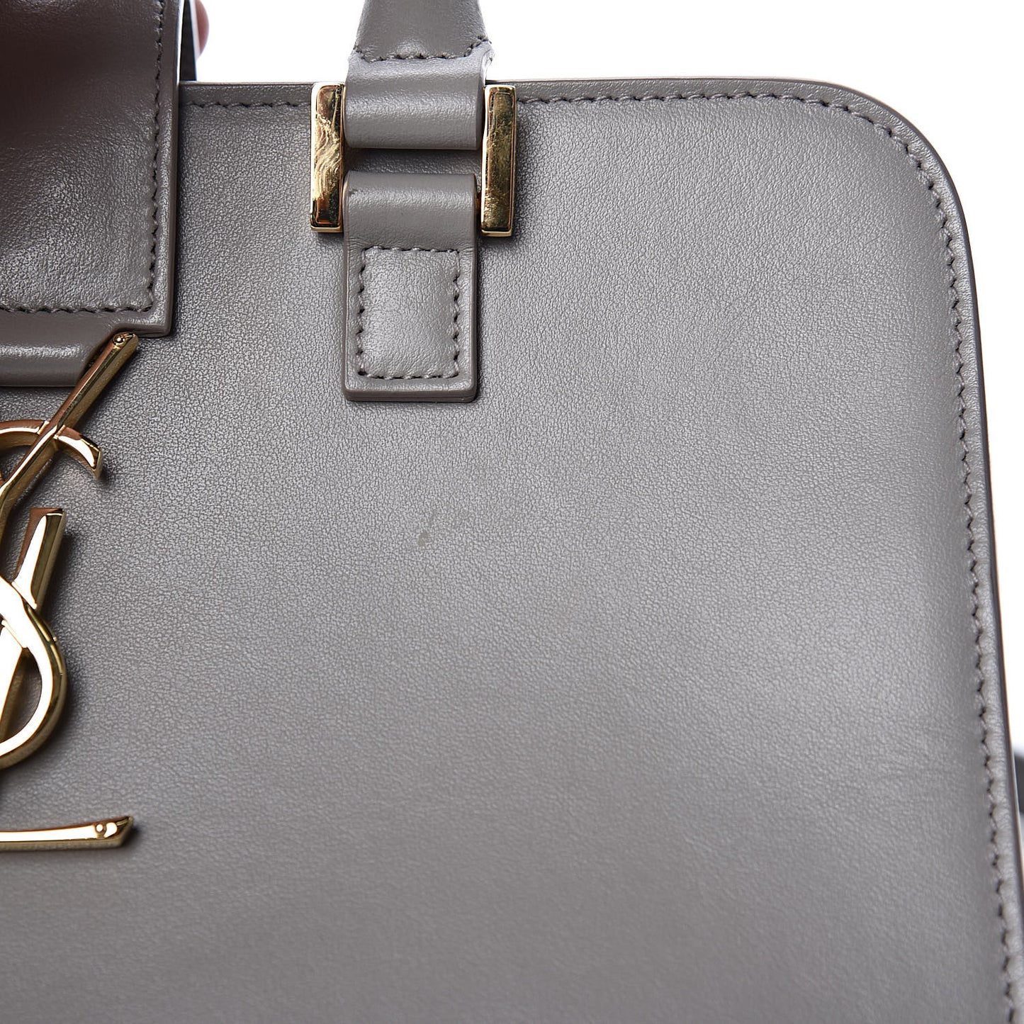 Calfskin Monogram Baby Cabas Fog