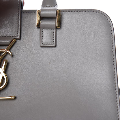 Saint Laurent Calfskin Monogram Baby Cabas Fog 10 of 12