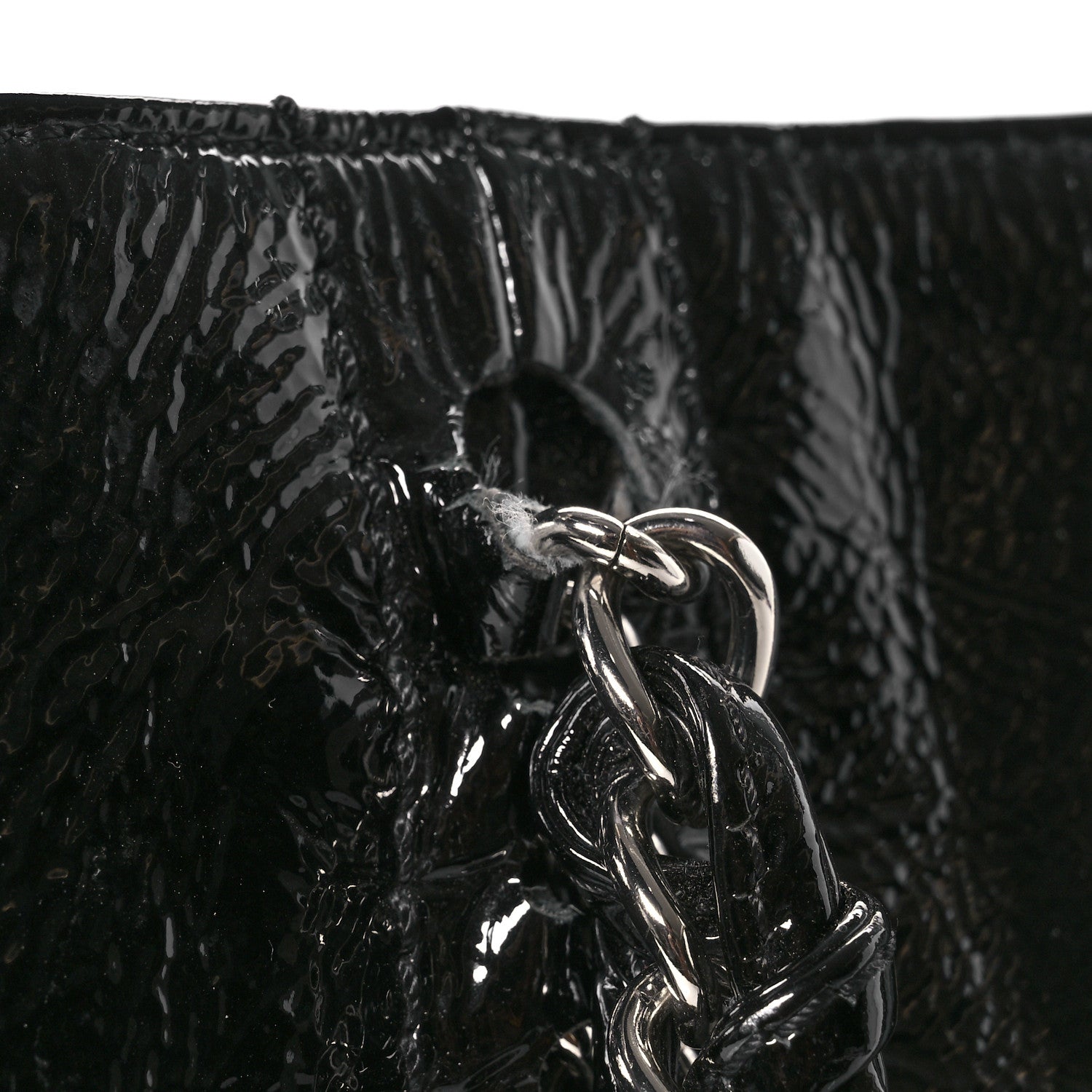 Chanel Patent Calfskin Large Luxe Ligne Tote Black 12 of 13