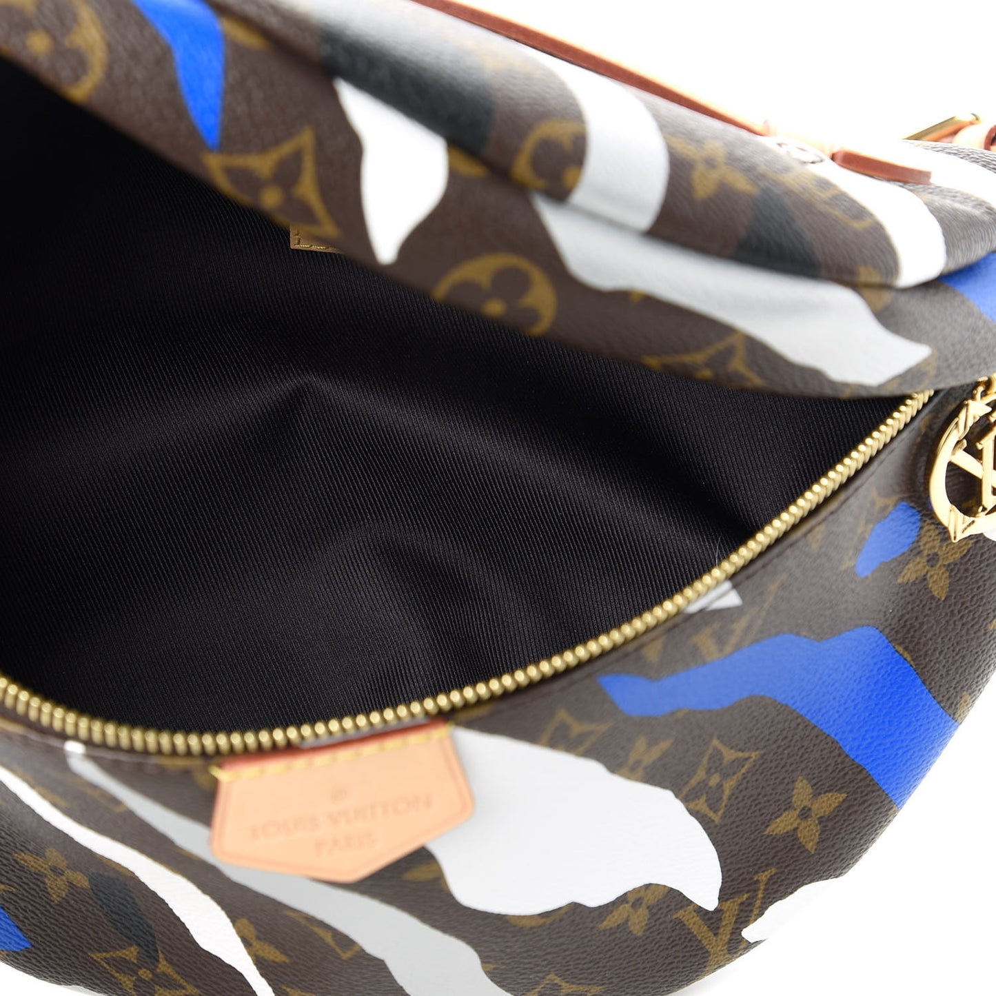 X LOL Monogram Bumbag Blue Silver
