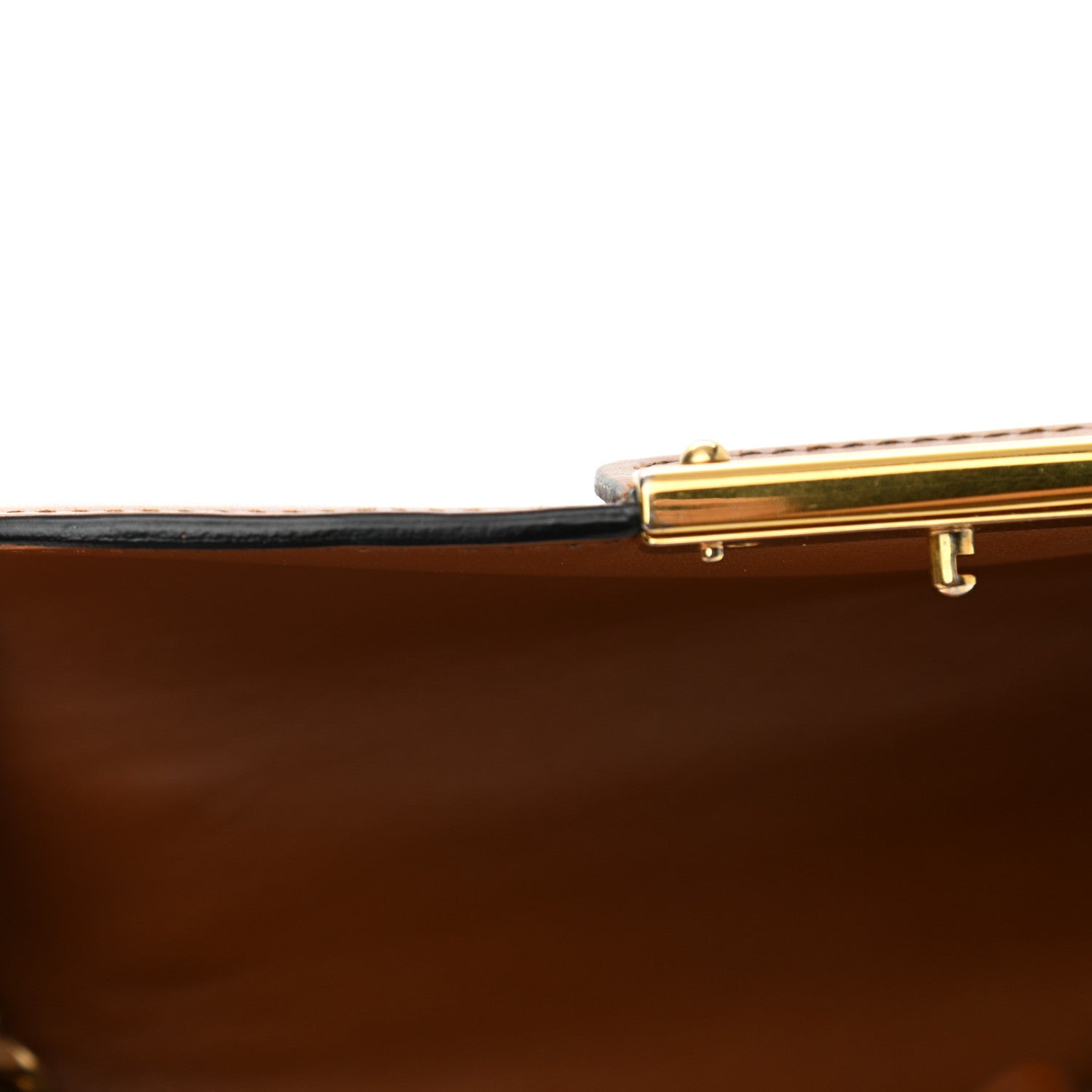 Miu Miu City Calf Lock Shoulder Bag Cognac 12 of 12