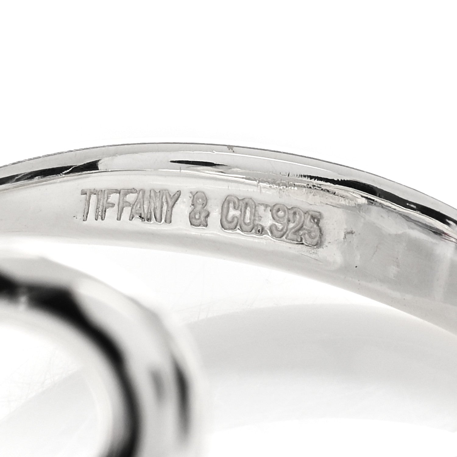 Tiffany Sterling Silver Elsa Peretti Open Wave Ring 50 5.25 3 of 3