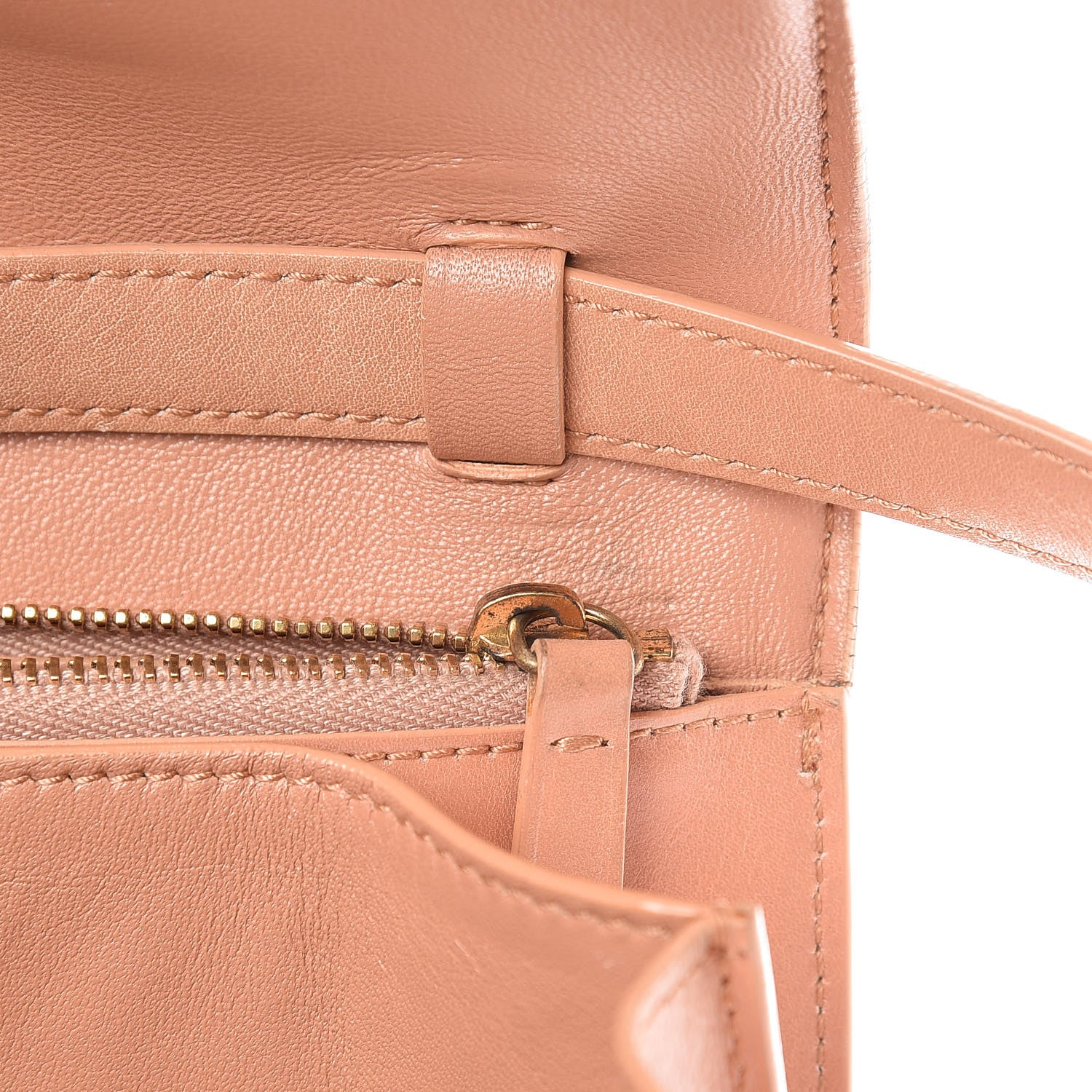 Celine Box Calfskin Medium Classic Box Flap Bag Nude 8 of 16