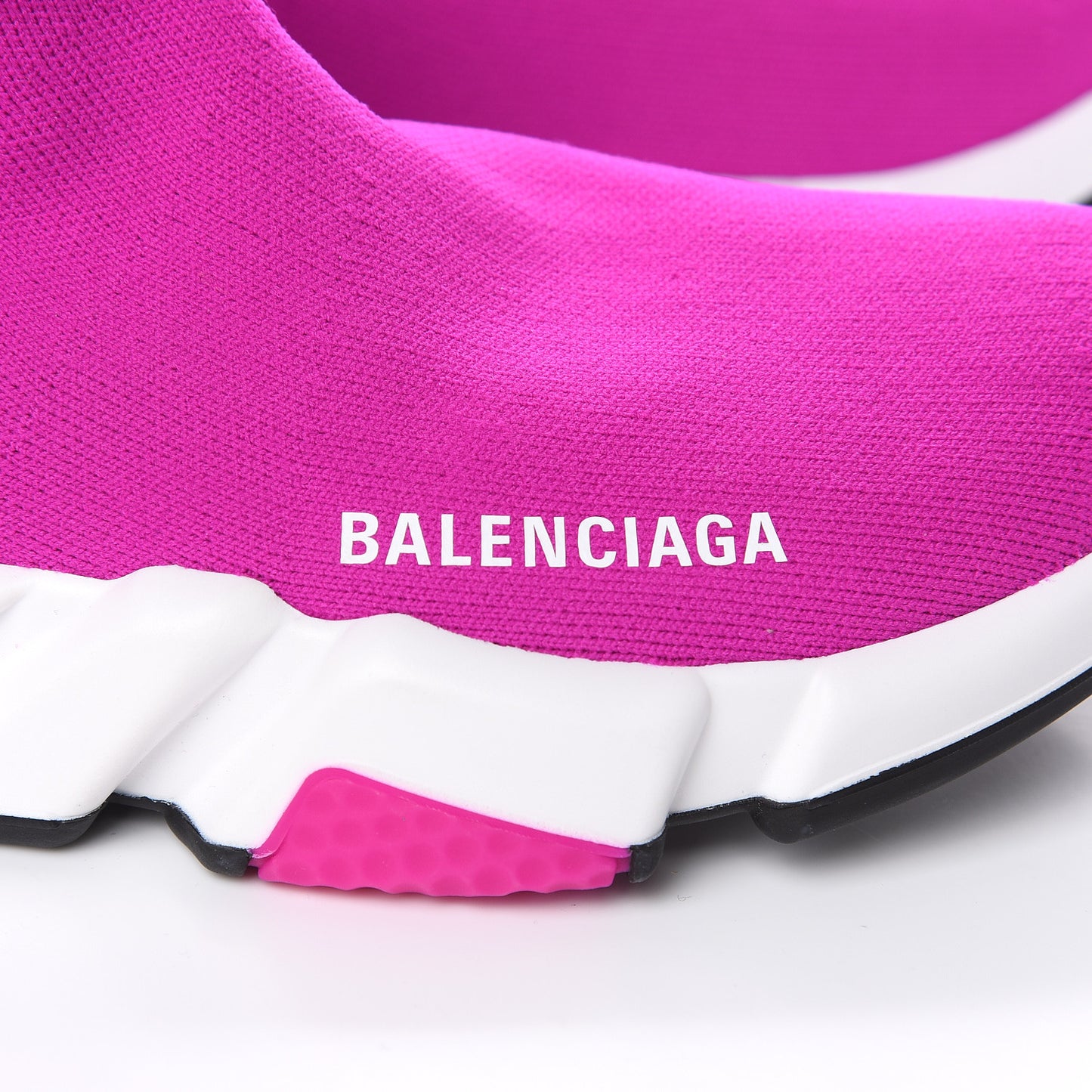 Neoprene Knit Womens Speed Sneakers 37 Fuchsia