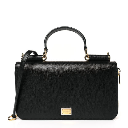 Dolce & Gabbana DOLCE &amp; GABBANA Dauphine Mini Von Bag Black 1 of 8