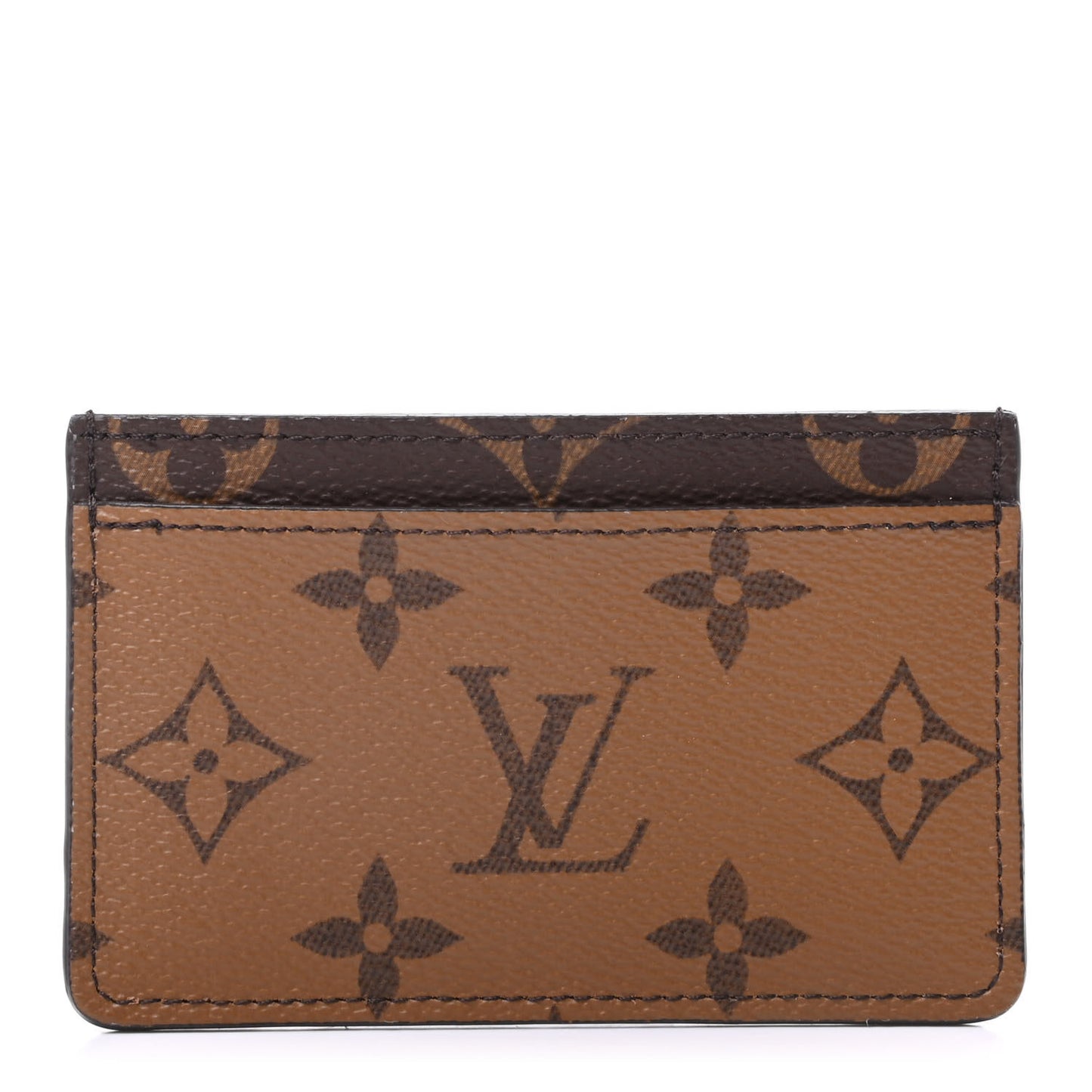 Reverse Monogram Card Holder