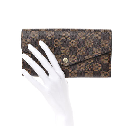 Louis Vuitton Damier Ebene Sarah Wallet NM 2 of 6