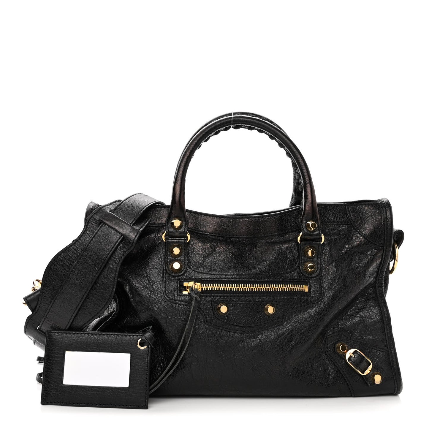 Agneau Classic Gold Hardware S City Black