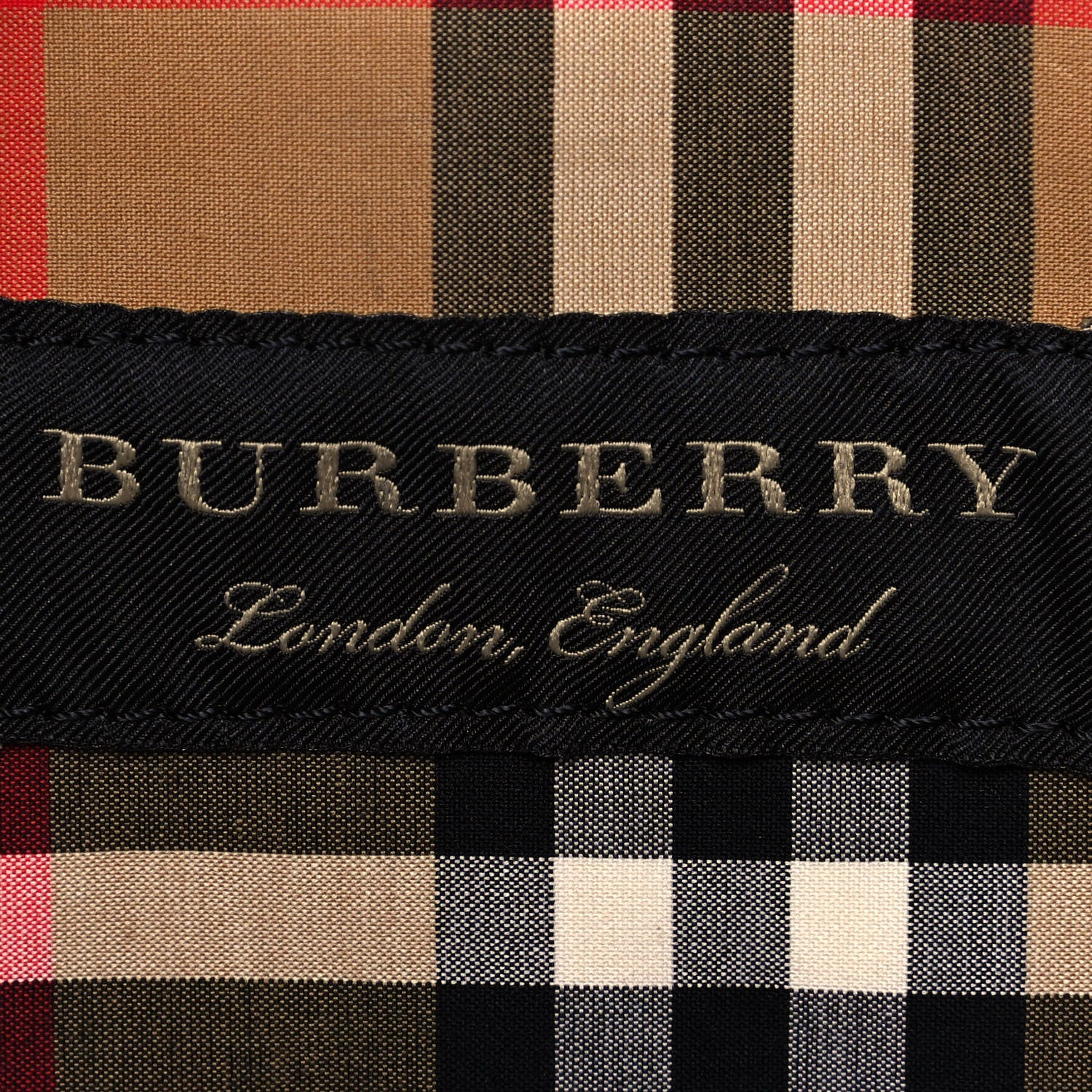 Burberry Coated Canvas Vintage Check Shopper Tote 6 of 10