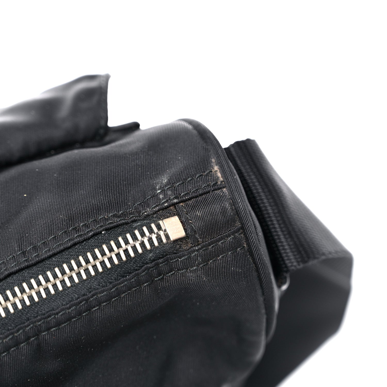 Prada Nylon Vela Messenger Bag Black 11 of 16