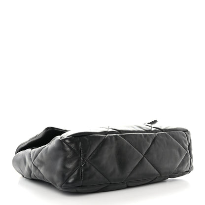 Chanel Lambskin Quilted Large Chanel 19 Flap Black 4 of 10