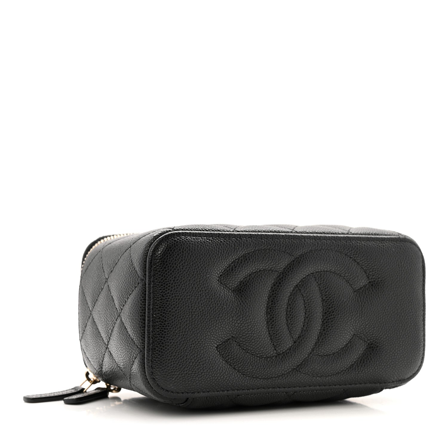 Chanel Caviar Quilted Small Vanity Case With Chain Black 4 of 11