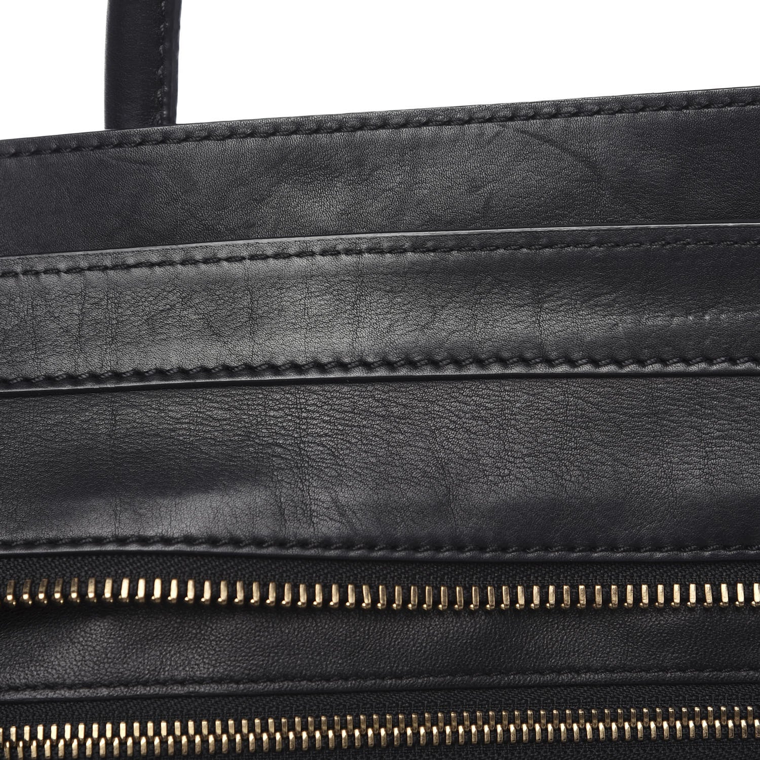 Celine Smooth Calfskin Mini Luggage Black 10 of 12