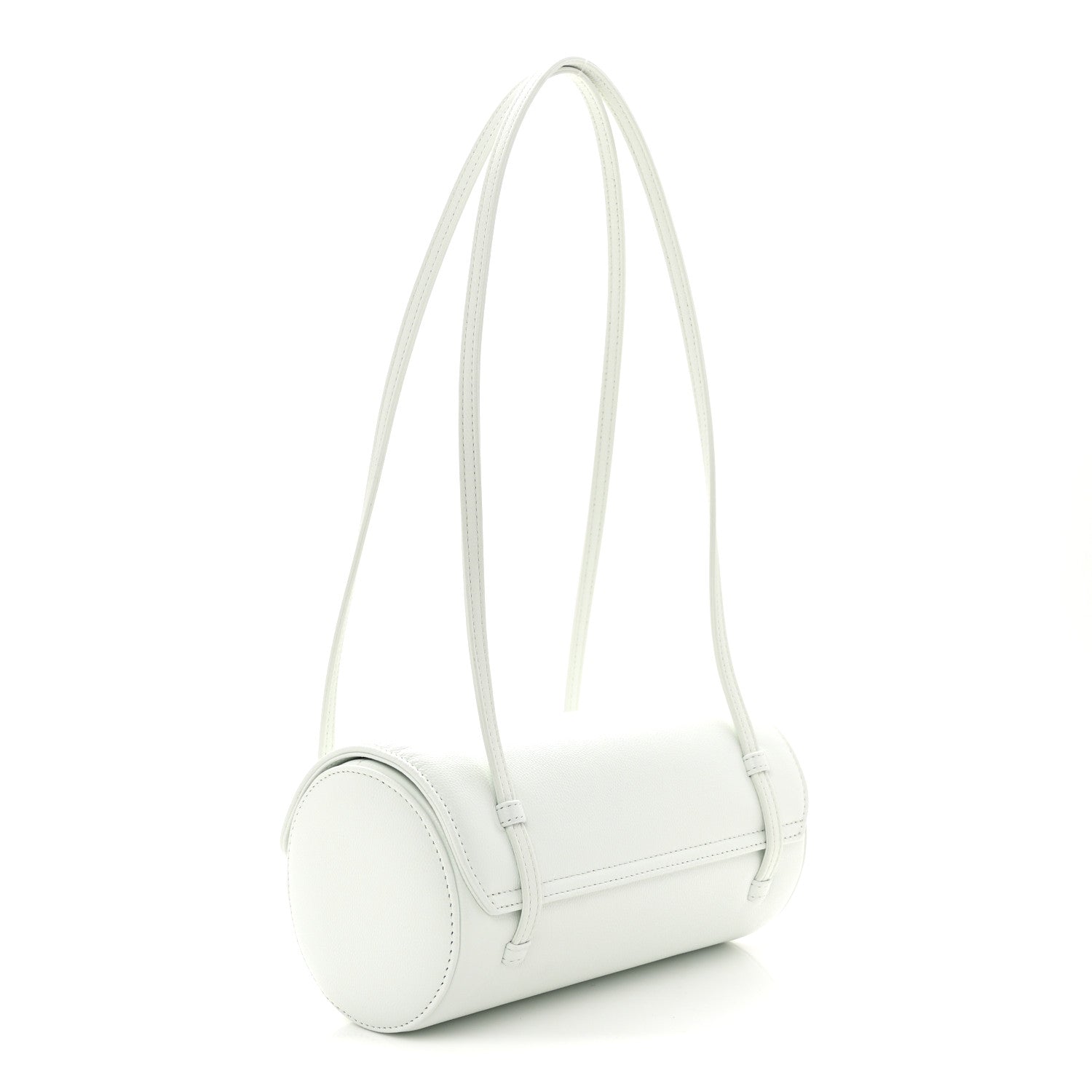 Chanel Shiny Caviar Preppy Coco Small Bowling Bag Light Blue 3 of 10