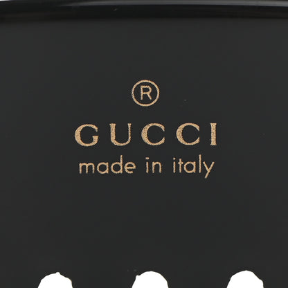 Gucci Resin Crystal Hair Comb Black 3 of 3