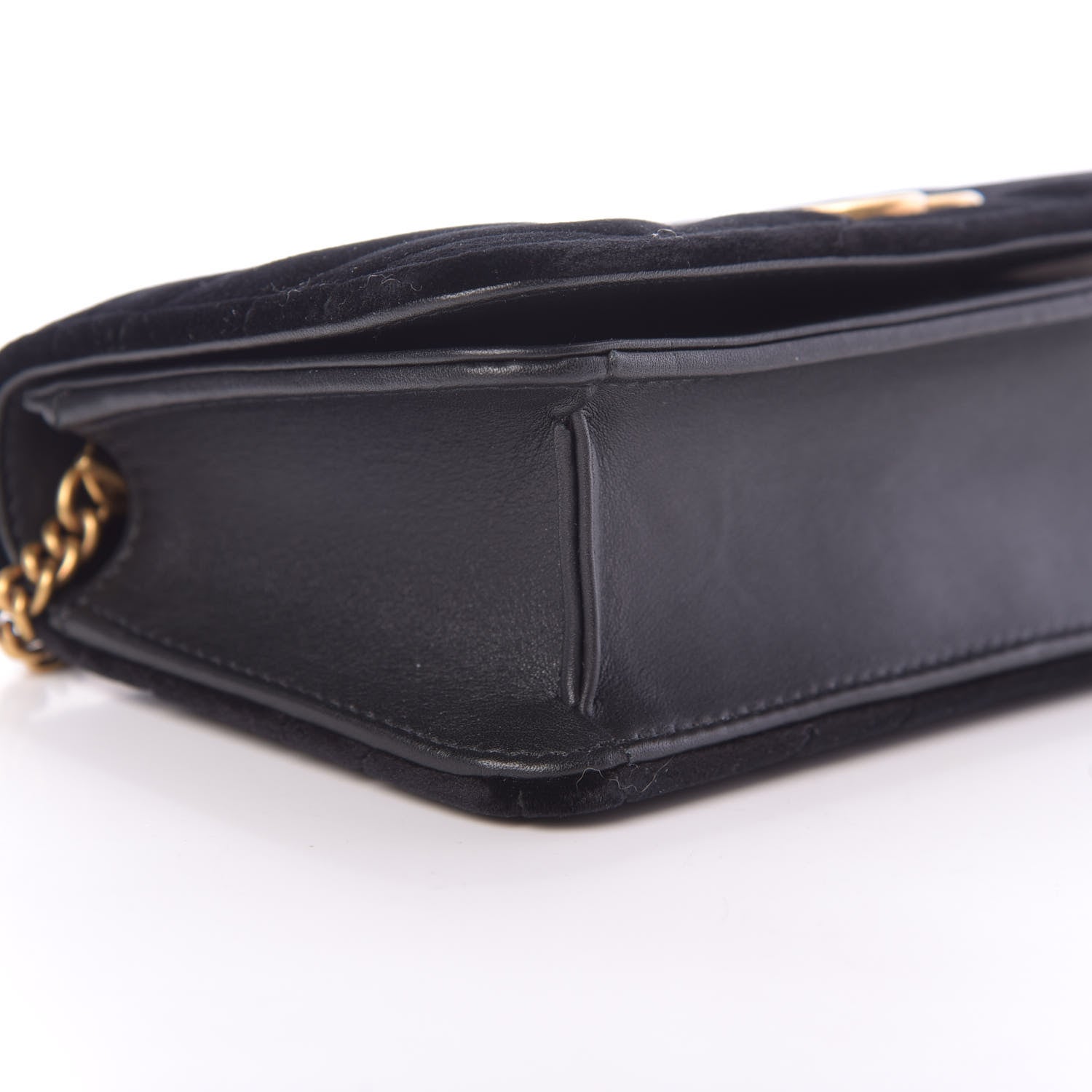 Gucci Velvet Matelasse GG Marmont Mini Bag Black 8 of 10