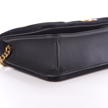 Gucci Velvet Matelasse GG Marmont Mini Bag Black 8 of 10
