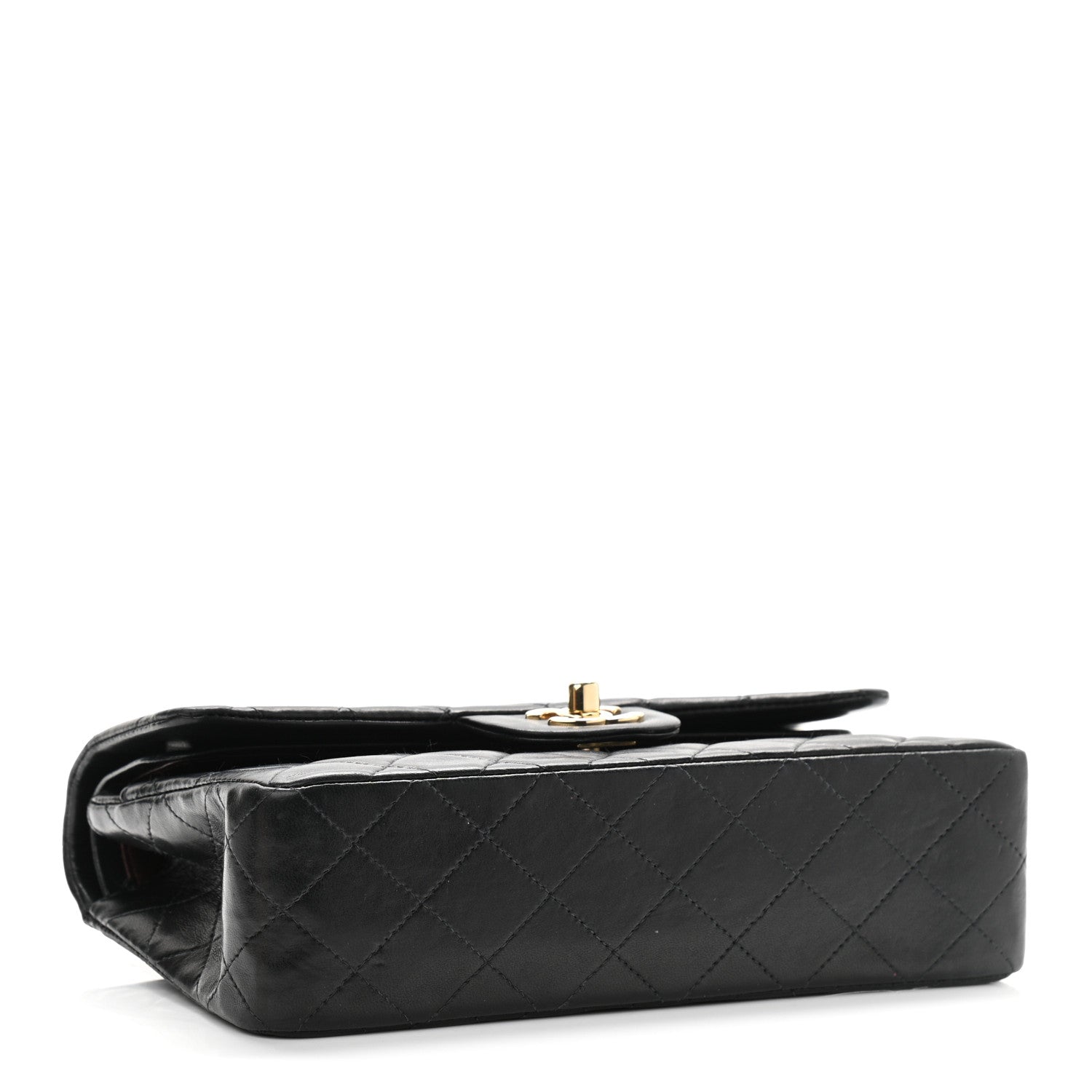 Chanel Lambskin Quilted Small Double Flap Black 4 of 11