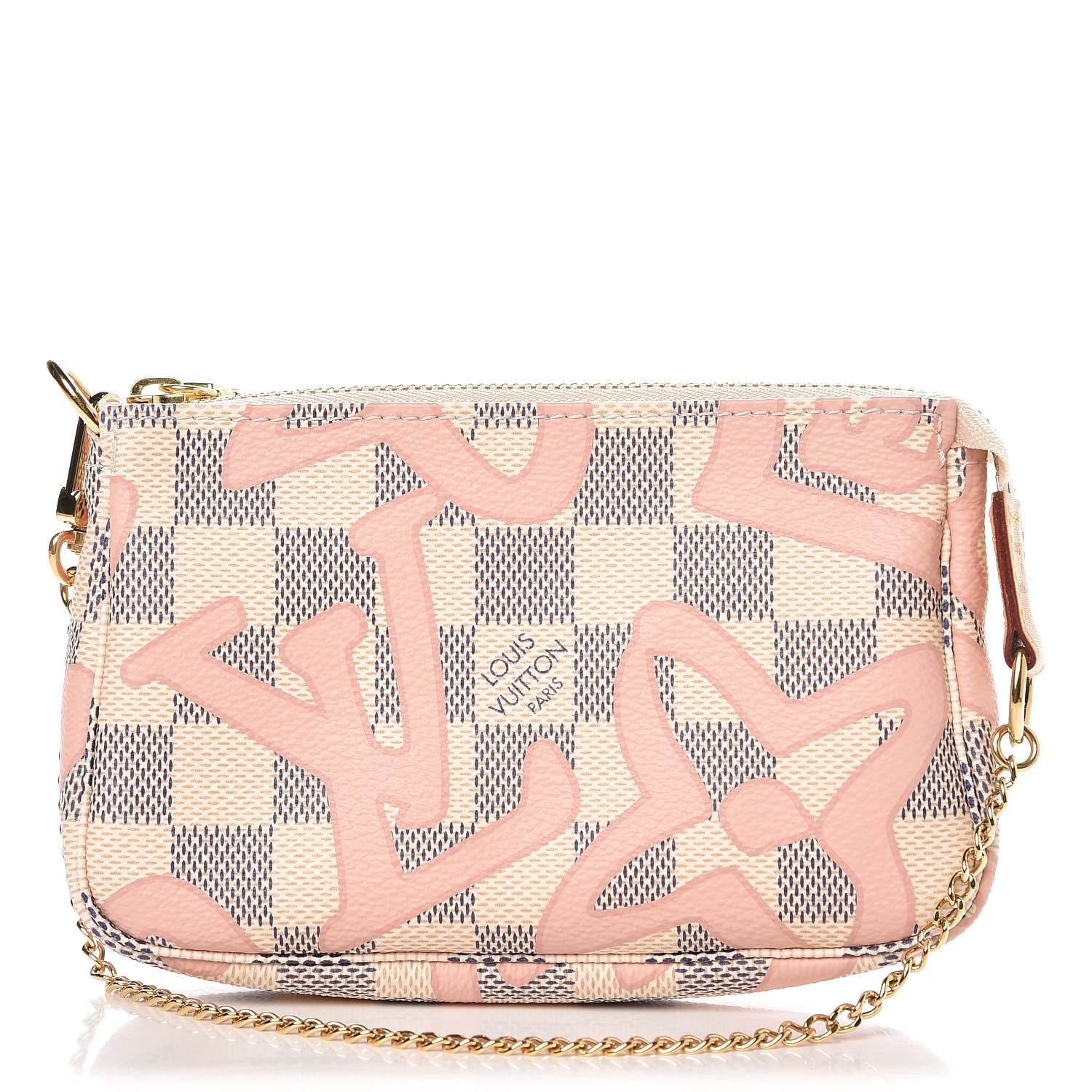 Louis Vuitton Damier Azur Tahitienne Mini Pochette Accessories 1 of 8