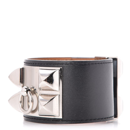 Hermes Chamonix Collier de Chien CDC Bracelet S Black 1 of 5