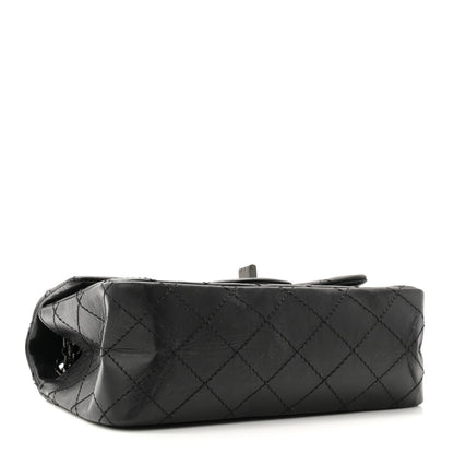 Chanel Aged Calfskin Quilted 2.55 Reissue Mini Flap So Black 4 of 11