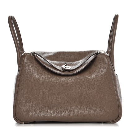 Hermes Taurillon Clemence Lindy 30 Etoupe 1 of 10